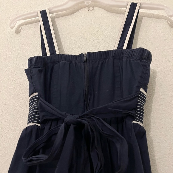 Navy Blue Sailor Dress - Picture 3 of 4